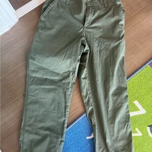 Womens Pants M Chinos Green
